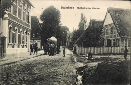 Ak Bad Bederkesa Geestland Niedersachsen, Mattenburger Straße