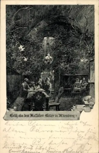 Ak Nürnberg, Gasthaus Nassauer Keller