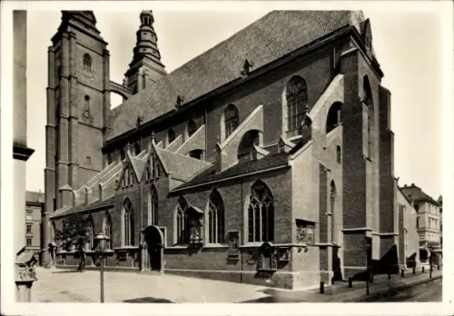 Ak Wrocław Breslau Schlesien, Maria Magdalenen-Kirche