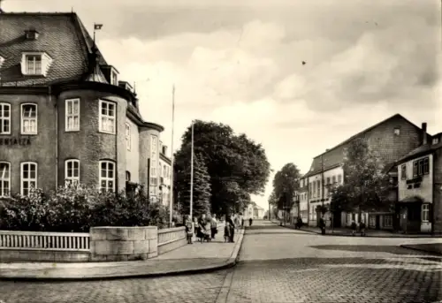 Ak Bad Langensalza, Schwefelbad und Ernst Thälmann Heim