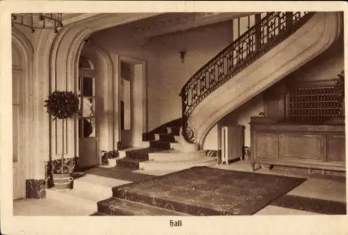 Ak Madrid Spanien, Savoy Hotel, Halle