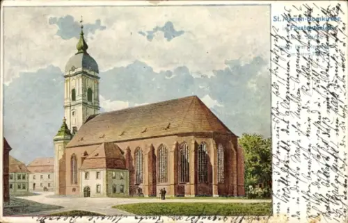Ak Fürstenwalde an der Spree, St. Marien Domkirche
