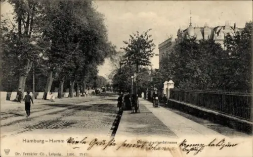 Ak Hamburg Mitte Hamm, Hammerlandstraße