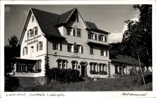 Foto Ak Lautenbach Gernsbach im Murgtal Schwarzwald, Gasthaus Lautenfels
