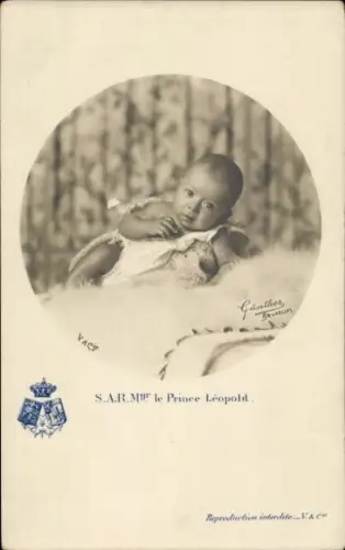 Ak Belgisches Königshaus, Prinz Leopold