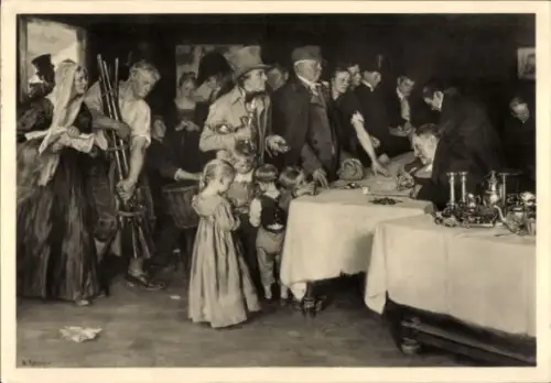 Künstler Ak Kampf, Arthur, Volksopfer, Haus der Deutschen Kunst