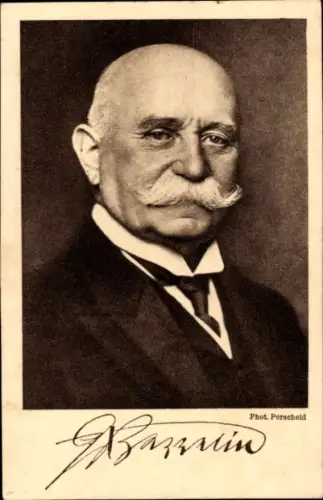 Ak Ferdinand Graf von Zeppelin, Portrait, Reichsausschuss Zeppelin Eckener Spende