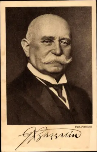 Ak Ferdinand Graf von Zeppelin, Portrait, Reichsausschuss Zeppelin Eckener Spende