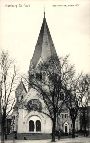 Ak Hamburg Mitte St. Pauli, Gnadenkirche
