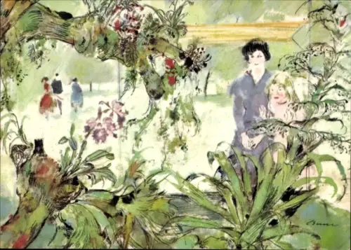 Künstler Ak Essen im Ruhrgebiet, aus der Gruga, der ständigen Gartenausstellung, Aral Sammelbild