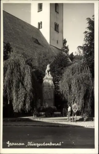 Ak Grassau in Oberbayern, Kriegerdenkmal