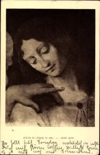 Ak Strasbourg Elsass Bas Rhin, Museum der schönen Künste, Leonardo da Vinci Atelier, Saint Jean