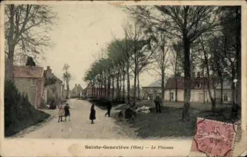 CPA Sainte-Geneviève Oise, Le Placeau