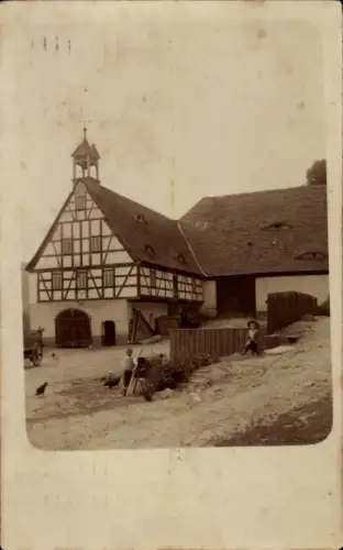 Foto Ak Chemnitz in Sachsen, Fachwerkhaus