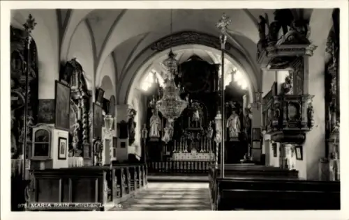 Ak Maria Rain in Kärnten, Kirche