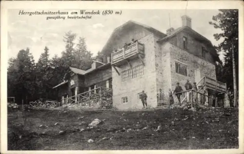 Ak Herrgottschnitzerhaus am Wandeck