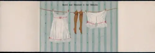 Mechanische Ak Unterwäsche, Unterhose, Strümpfe