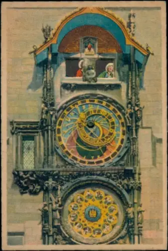 Mechanische Ak Praha Prag, Orloj, Astronomische Uhr