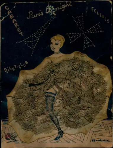 Material Ak Tanzende Frau