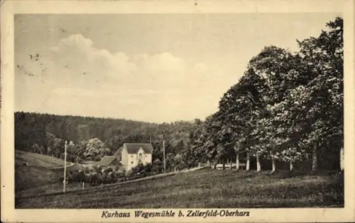 Ak Clausthal Zellerfeld im Oberharz, Kurhaus Wegesmühle