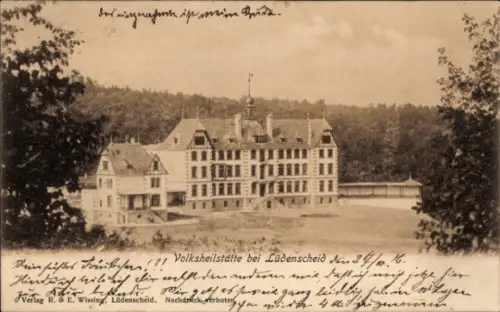 Ak Lüdenscheid im Märkischen Kreis, Volksheilstätte