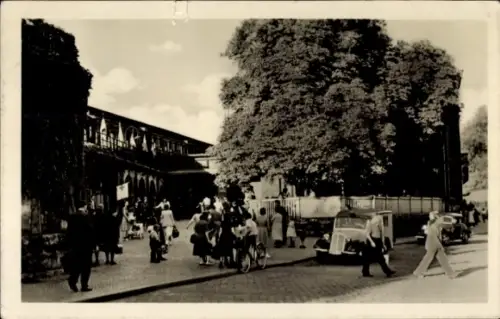 Ak Weißenfels an der Saale, am Bahnhof