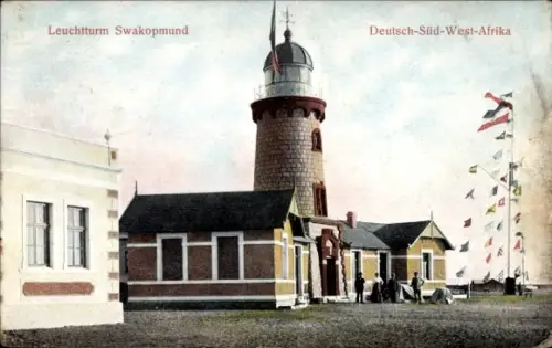 Ak Swakopmund Namibia Deutsch Südwestafrika, Leuchtturm