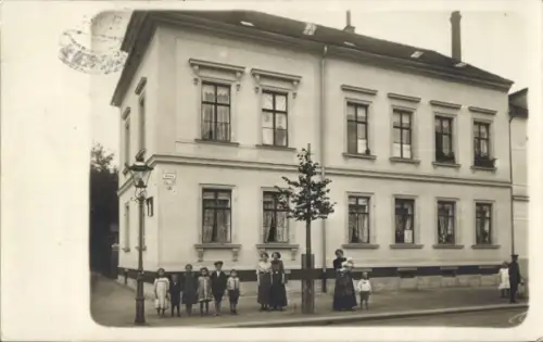 Foto Ak Zwickau in Sachsen, Wohnhaus, Crimmitschauer Straße 28