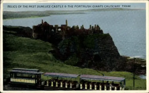Ak Nordirland, Dunluce Castle, Portrush Giants Causeway Tram