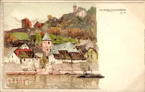 Künstler Litho Wielandt, Manuel, Hirschhorn am Neckar Hessen