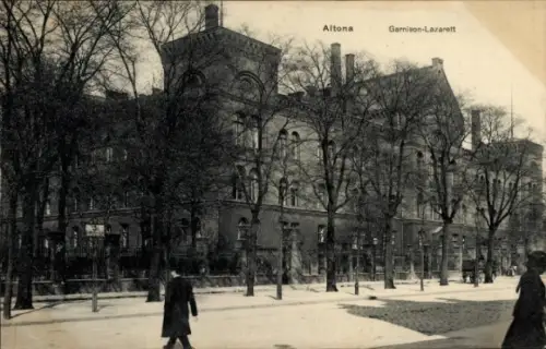 Ak Hamburg Altona, Garnisonlazarett
