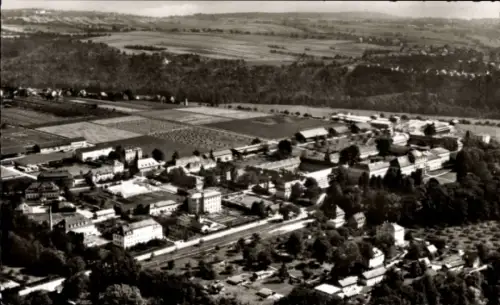 Ak Hohenheim Stuttgart in Württemberg, Fliegeraufnahme, Landwirtschaftliche Hochschule
