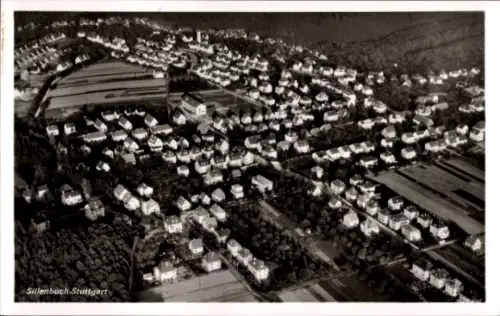 Ak Sillenbuch Stuttgart in Württemberg, Fliegeraufnahme