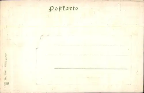 Präge Passepartout Wappen Ak Stendal in der Altmark, Roland