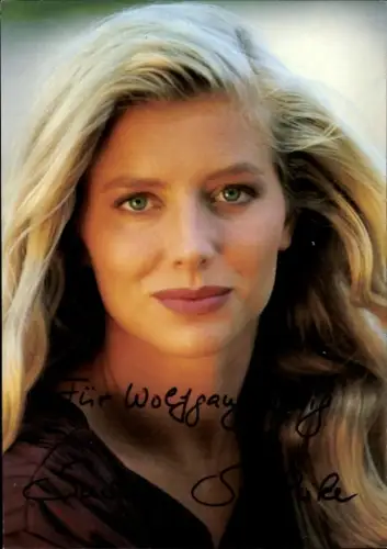Ak Schauspielerin und Moderatorin Susan Stahnke, Portrait, Autogramm