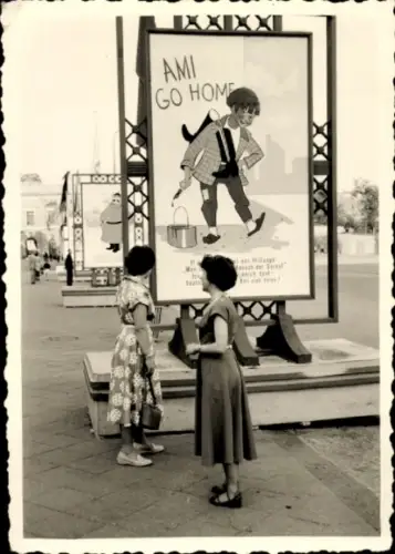 Foto Berlin?, Plakatwerbung, Ami go home