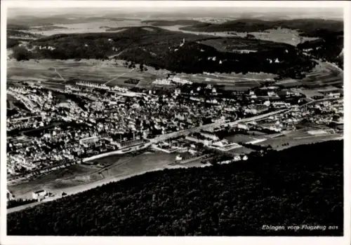 Ak Ebingen Albstadt in Württemberg, Fliegeraufnahme