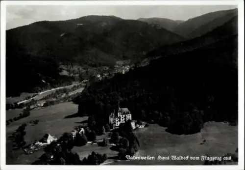 Ak Badenweiler im Schwarzwald, Fliegeraufnahme