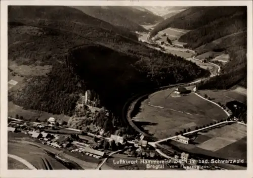 Ak Hammereisenbach Bregenbach Vöhrenbach im Schwarzwald Baden, Fliegeraufnahme