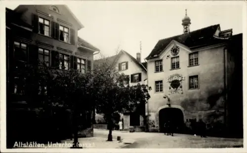 Foto Ak Altstätten Kanton St. Gallen, Untertor