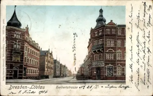 Ak Dresden Löbtau, Herbertstraße
