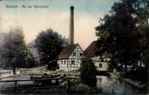 Ak Nossen in Sachsen, an der Obermühle