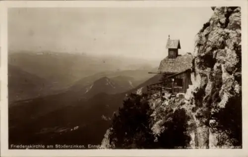 Ak Aich Assach im Ennstal Steiermark, Friedenskircherl am Stoderzinken