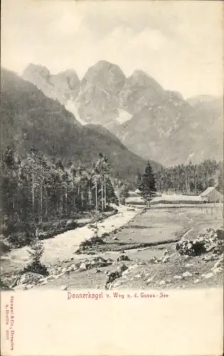 Ak Gosau in Oberösterreich, Donnerkogel