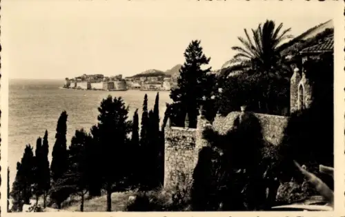 Ak Dubrovnik Kroatien, Teilansicht der Stadt