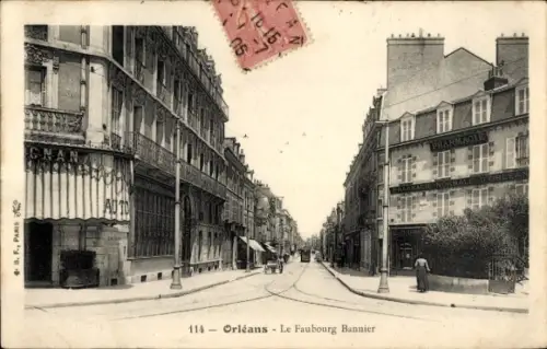 Ak Orléans Loiret, Le Faubourg Bannier