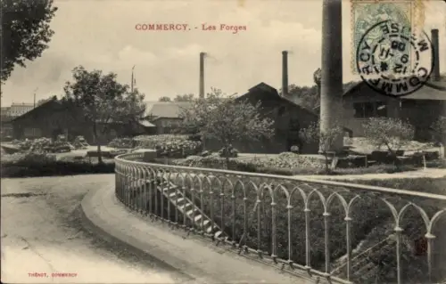Ak Commercy Meuse, Les Forges