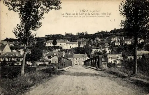 Ak Troo Loir et Cher, Le Pont sur le Loir