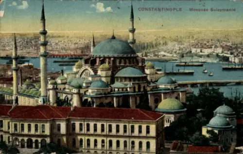 Ak Konstantinopel Istanbul Türkei, Süleymanie-Moschee