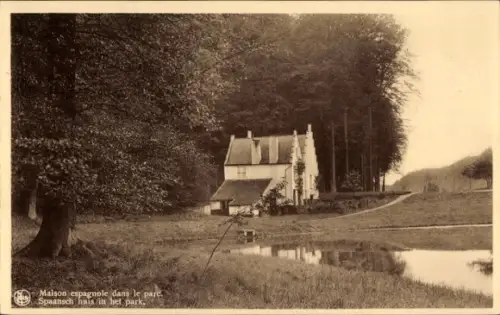 Ak Tervuren Tervueren Flämisch Brabant Flandern, Park, spanisches Haus
